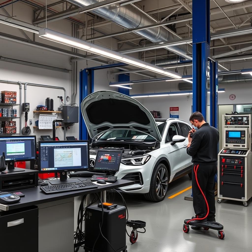 أحدث معدات فحص وصيانة السيارات الصينية