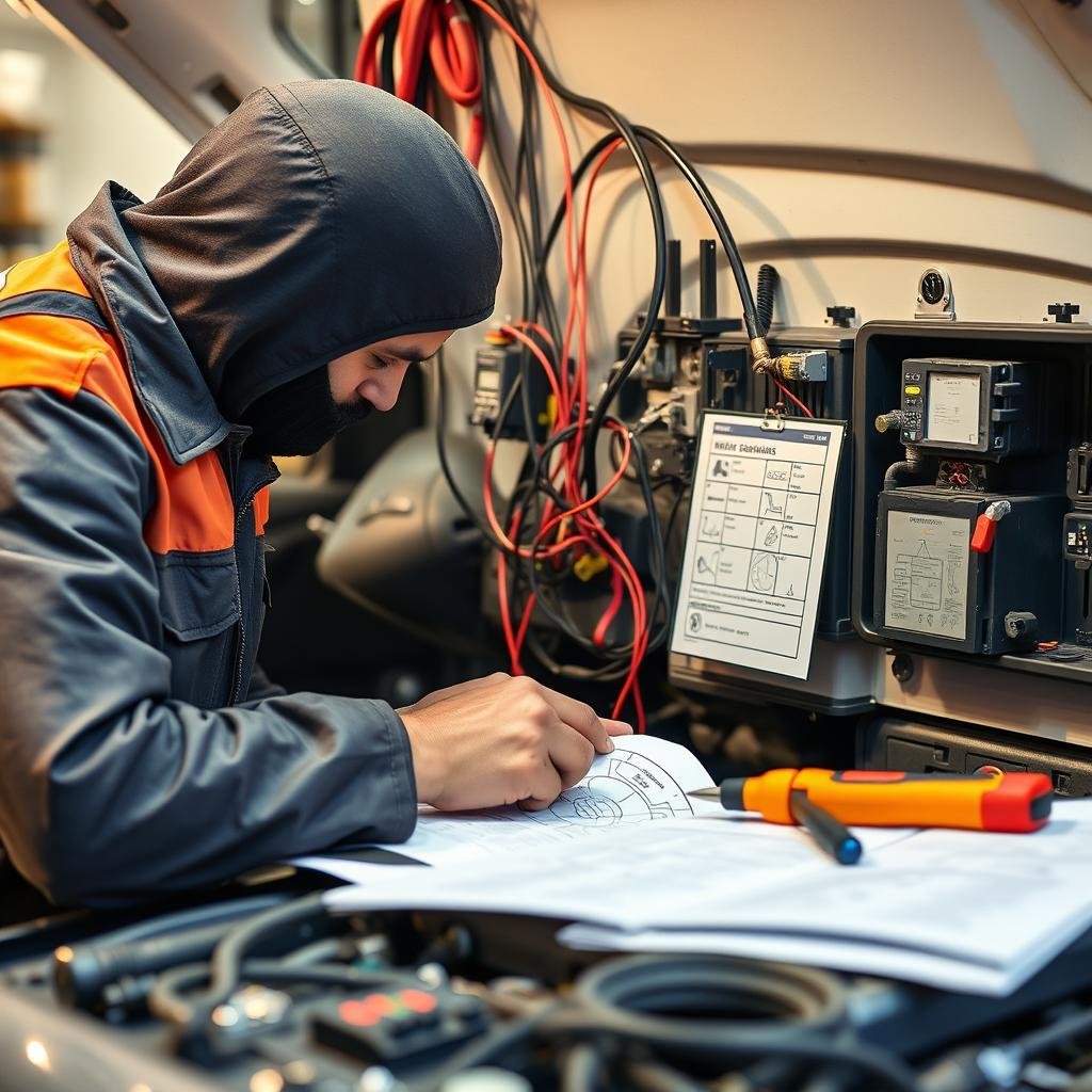 إصلاح الدوائر الكهربائية من كهربائي سيارات متنقل بالرياض