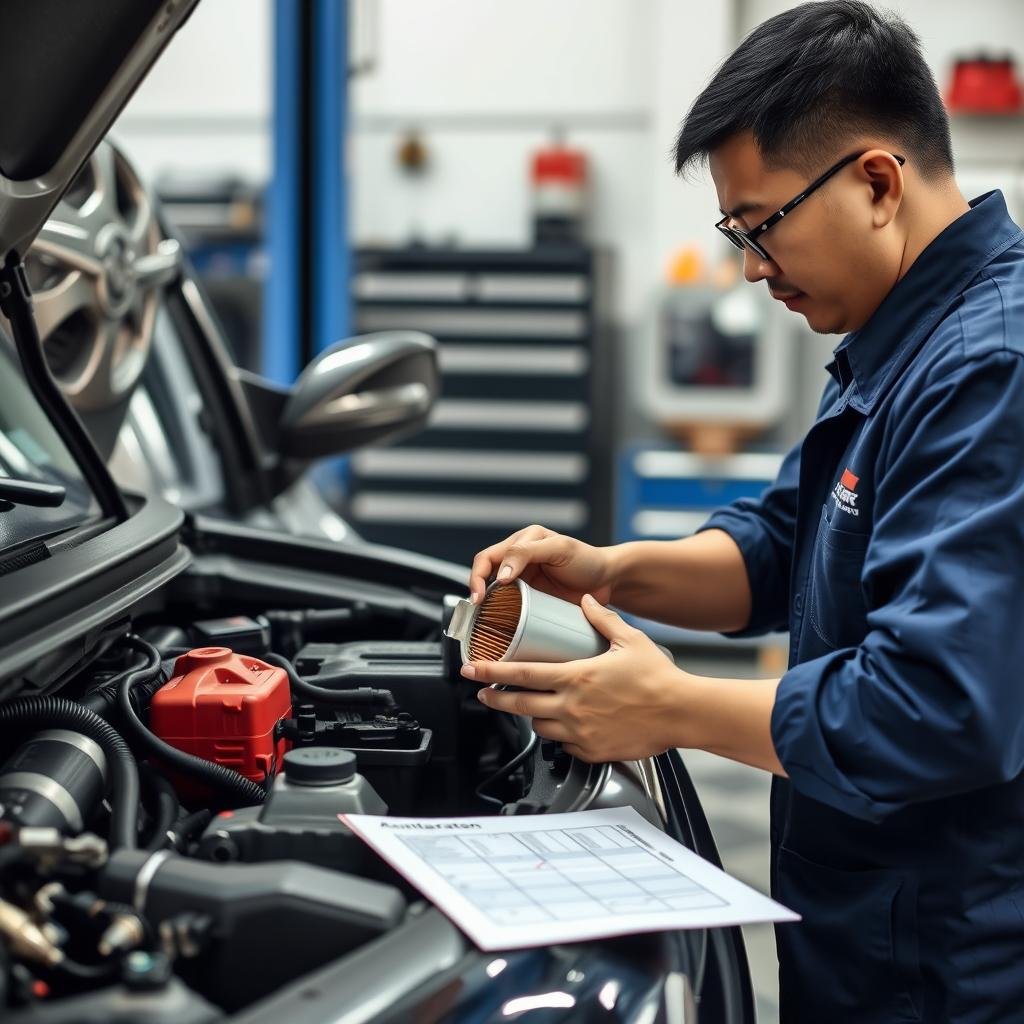 الصيانة الدورية للسيارات الصينية في ورشة متخصصة بالرياض