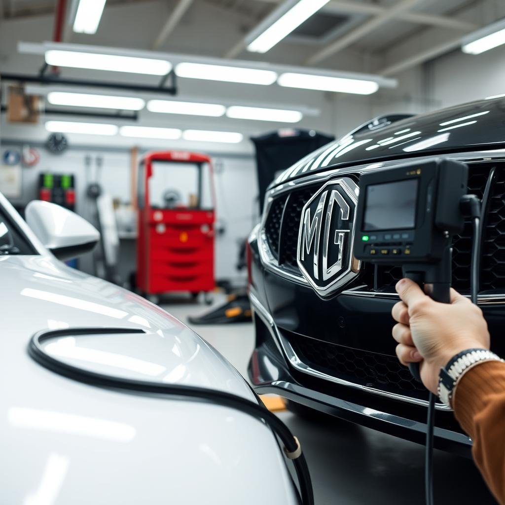 برمجة سيارات إم جي في مركز حلم بالرياض