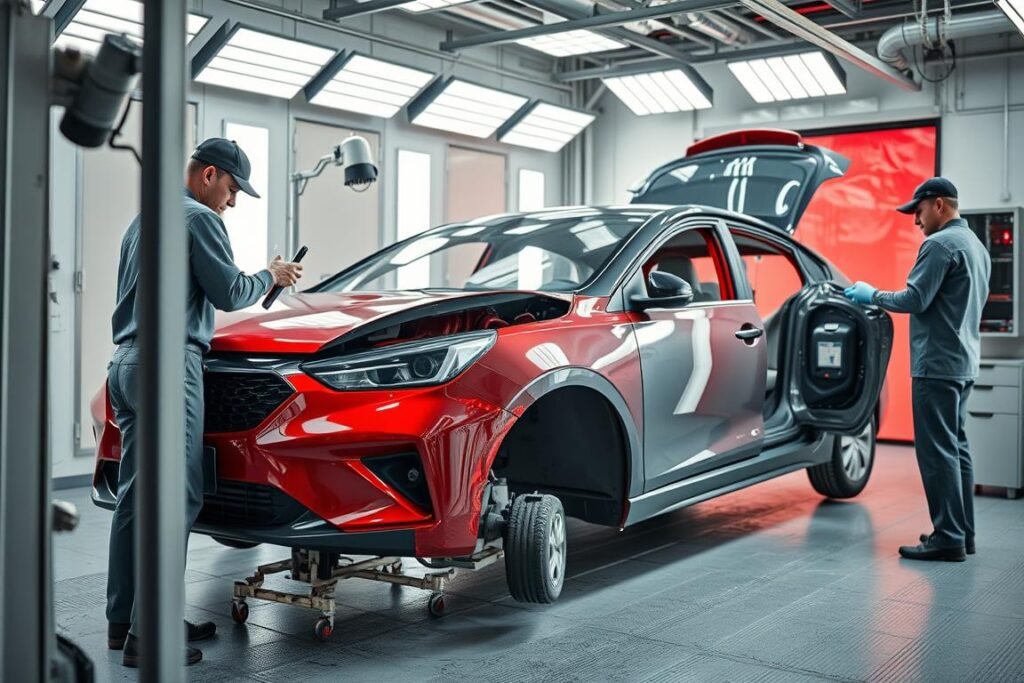 خدمات السمكرة والدهان للسيارات الصينية