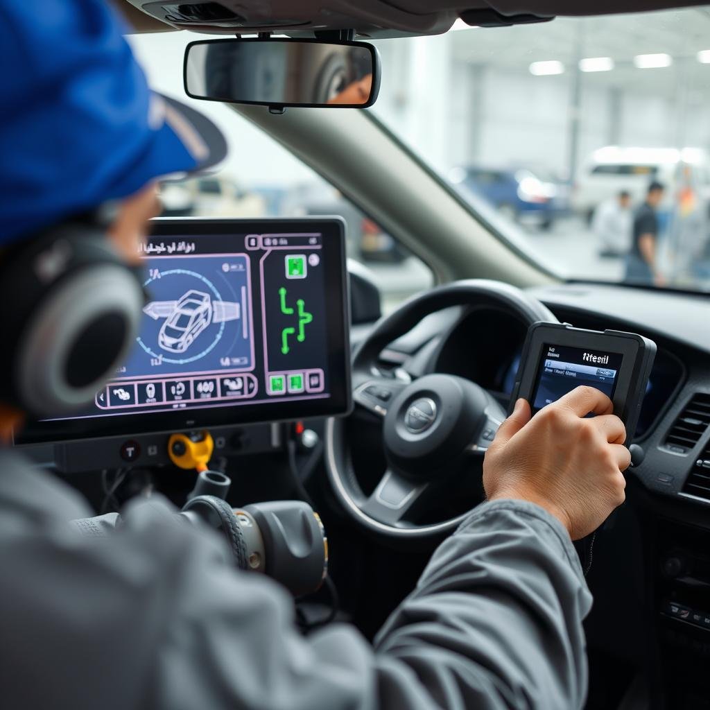 خدمات الصيانة الكهربائية للسيارات الصينية في ورشة بالرياض