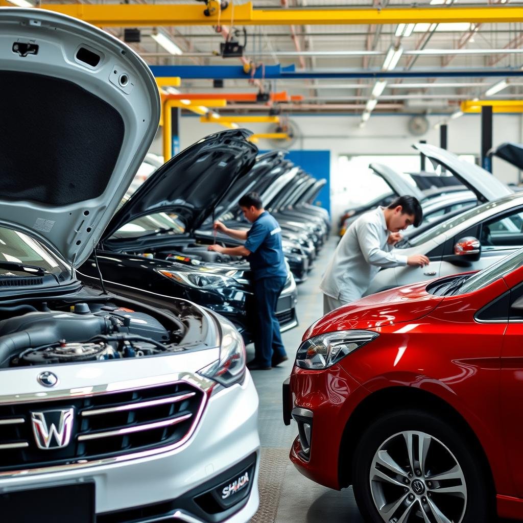 خدمة سريعة لفحص السيارات الصينية