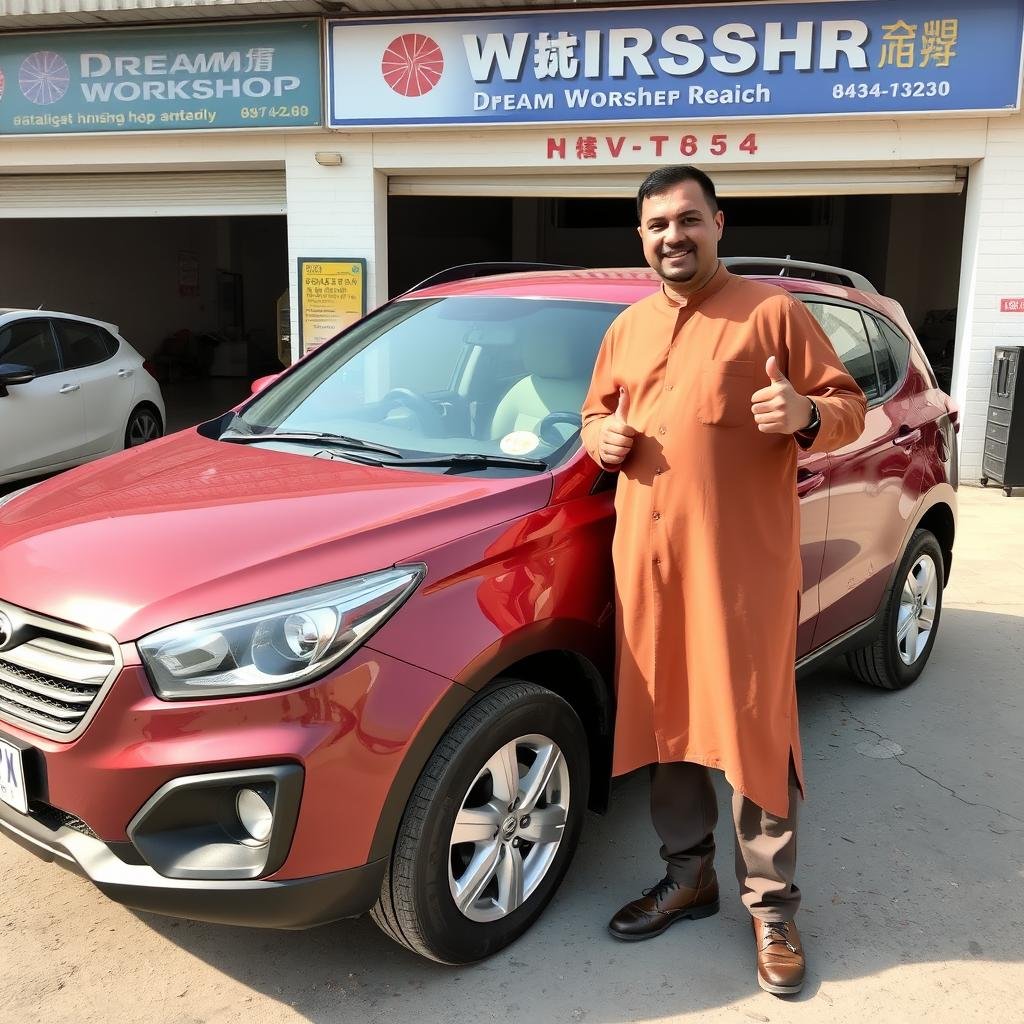 صورة لعميل راضٍ عن خدمات ميكانيكي سيارات صيني بالرياض