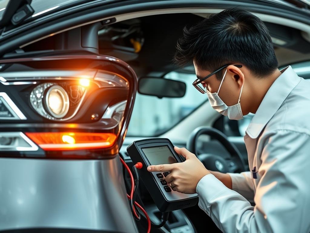 صيانة أنظمة الإضاءة في السيارات الصينية