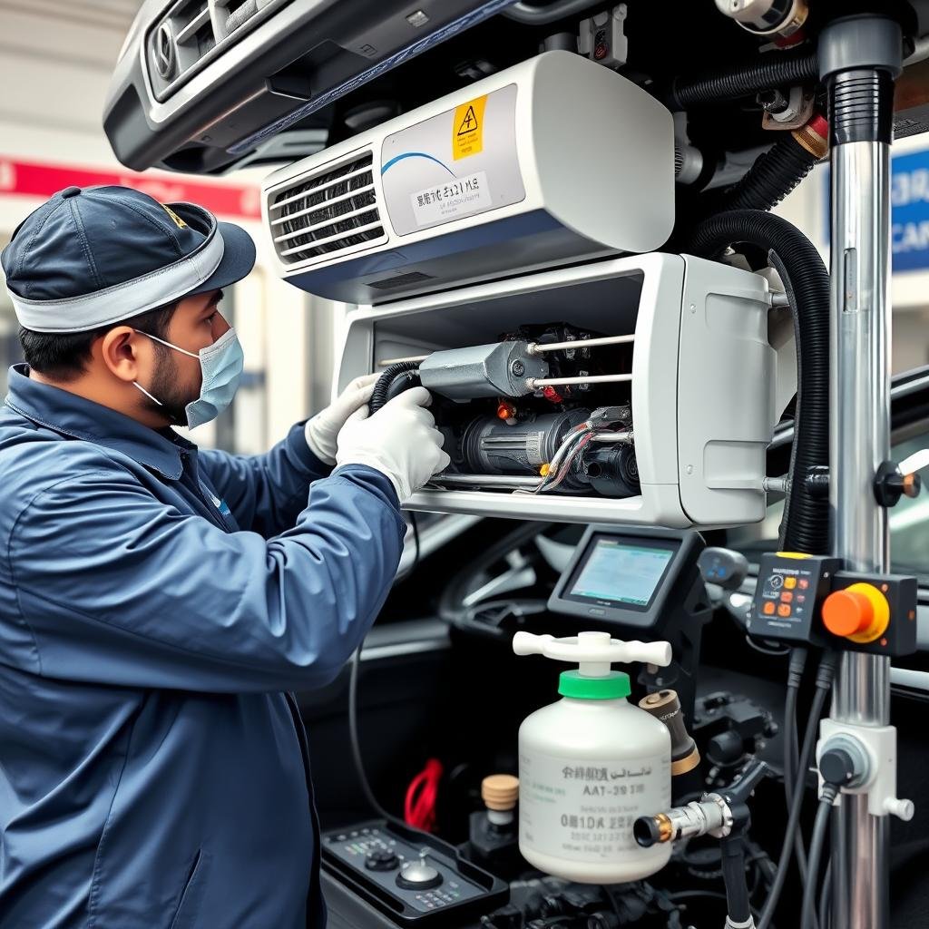 صيانة أنظمة التكييف في السيارات الصينية بمركز حلم الرياض