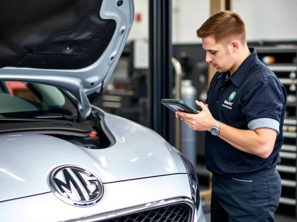 صيانة سيارات MG في مركز حلم بالرياض