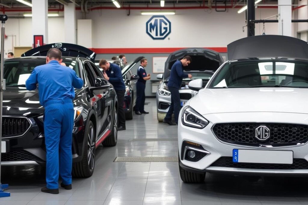 صيانة سيارات إم جي في الرياض