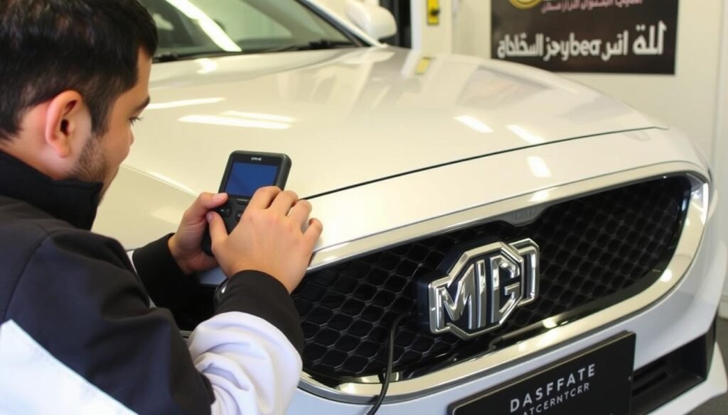 صيانة سيارات ام جي في الرياض من قبل ميكانيكي متنقل متخصص