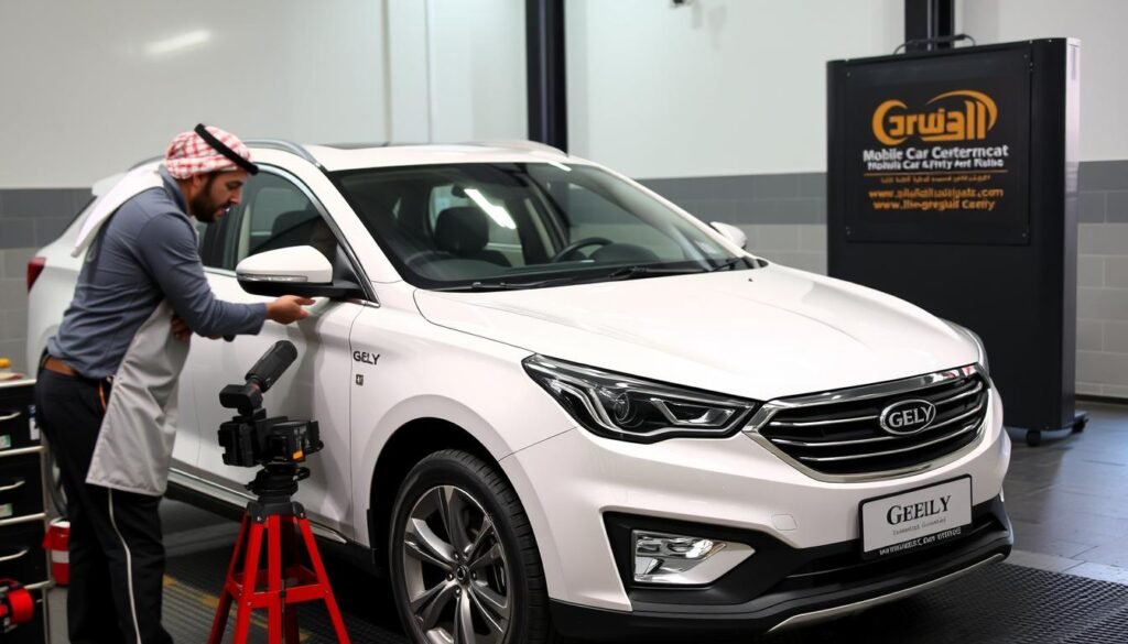 صيانة سيارات جيلي في الرياض بواسطة ميكانيكي متنقل متخصص