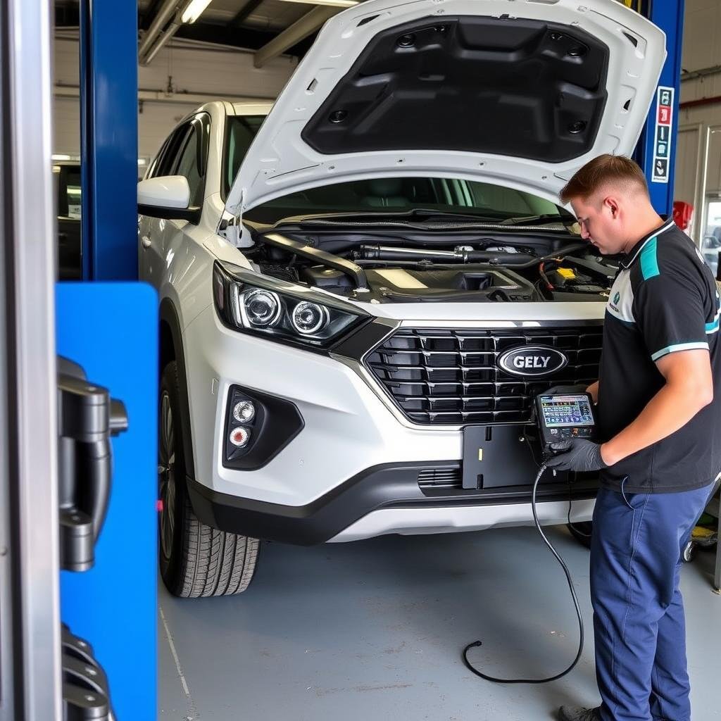 صيانة سيارات جيلي في مركز متخصص بالرياض