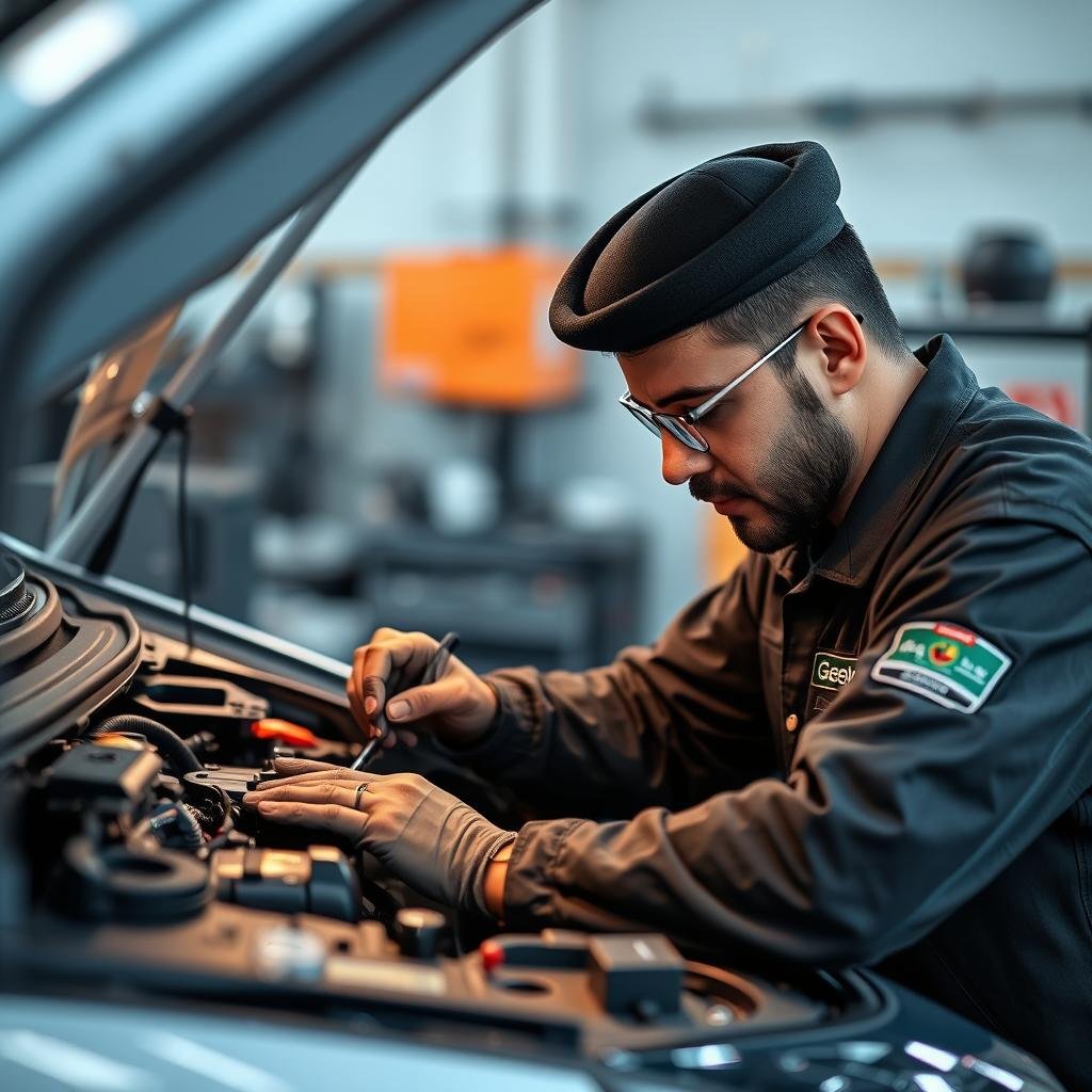 صيانة سيارات جيلي من متخصص كهرباء وميكانيكا سيارات صينية بالرياض