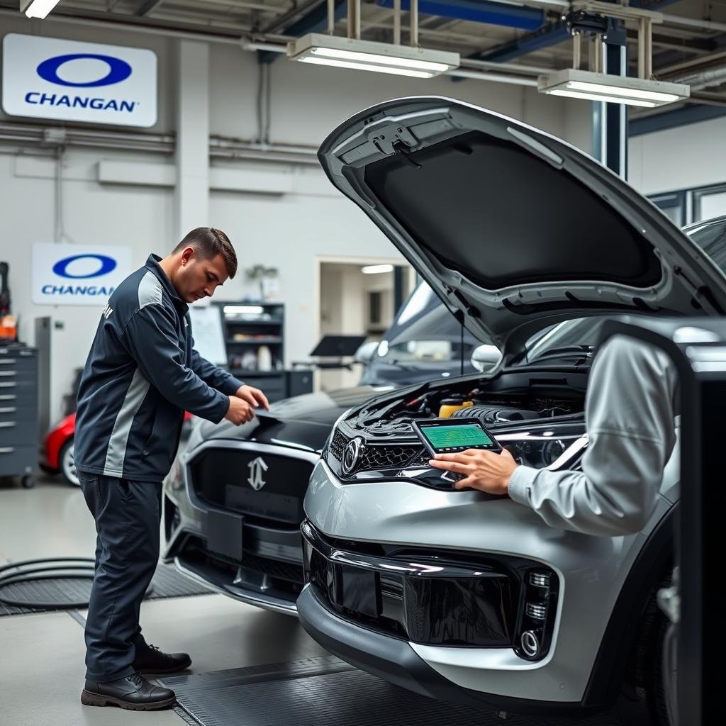 صيانة سيارات شانجان في مركز حلم بالرياض