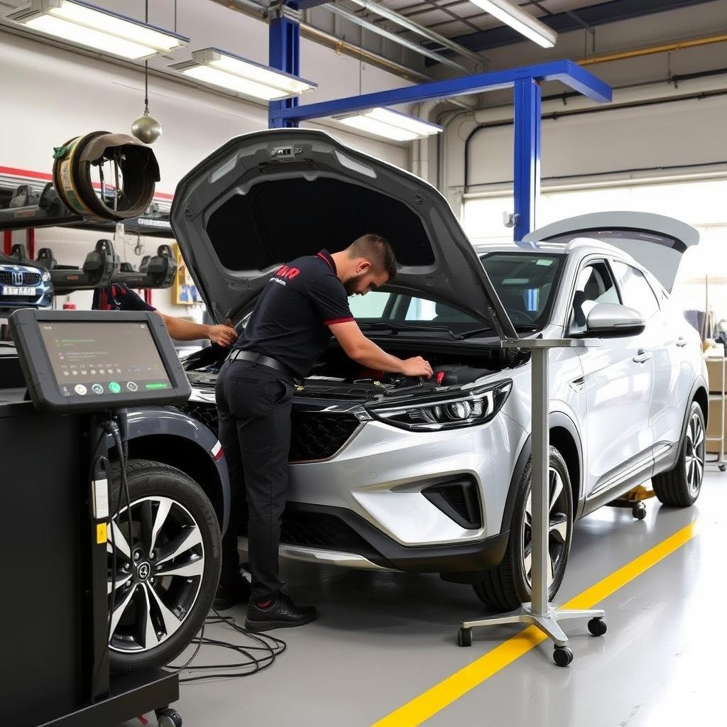 صيانة سيارات شانجان في ورشة متخصصة بالرياض