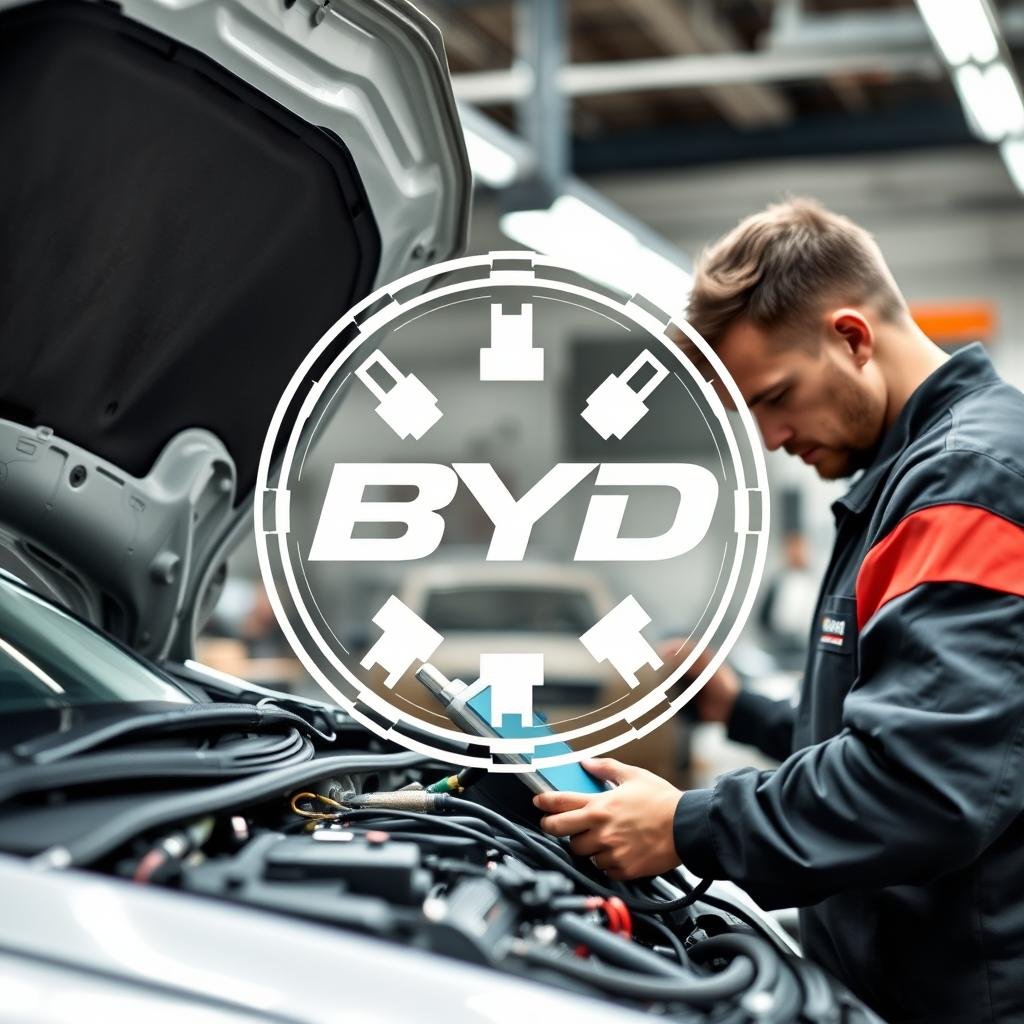 صيانة كهرباء سيارات BYD في مركز حلم بالرياض