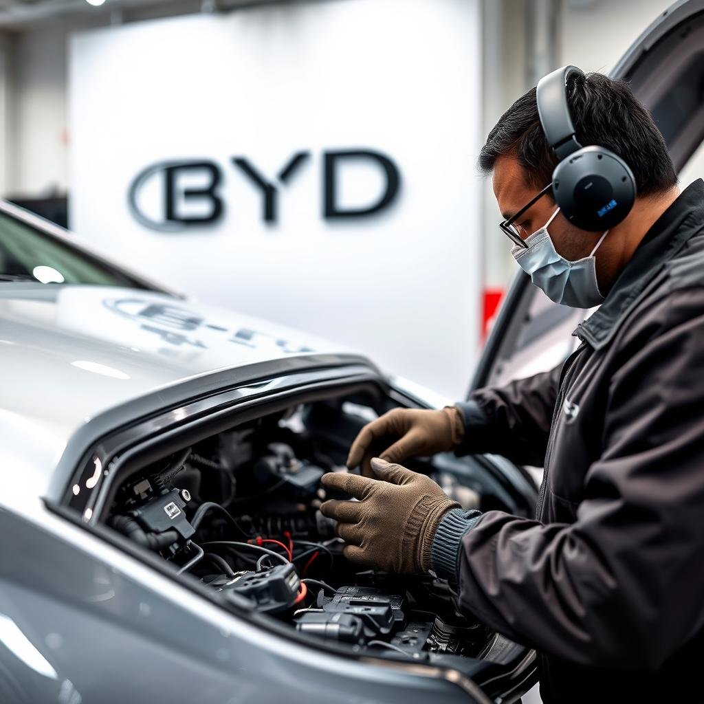 صيانة كهرباء سيارات بي واي دي في الرياض