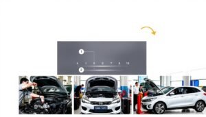 عملية تبديل الزيوت والفلاتر في مركز حلم لصيانة السيارات الصينية