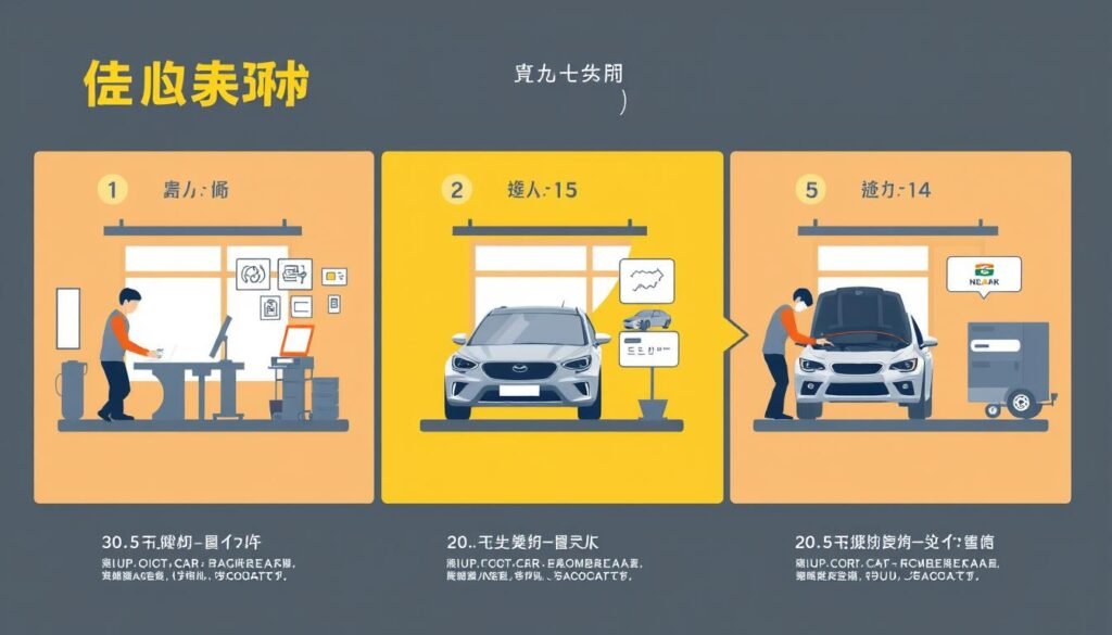 عملية صيانة السيارات الصينية في مركز حلم بالرياض