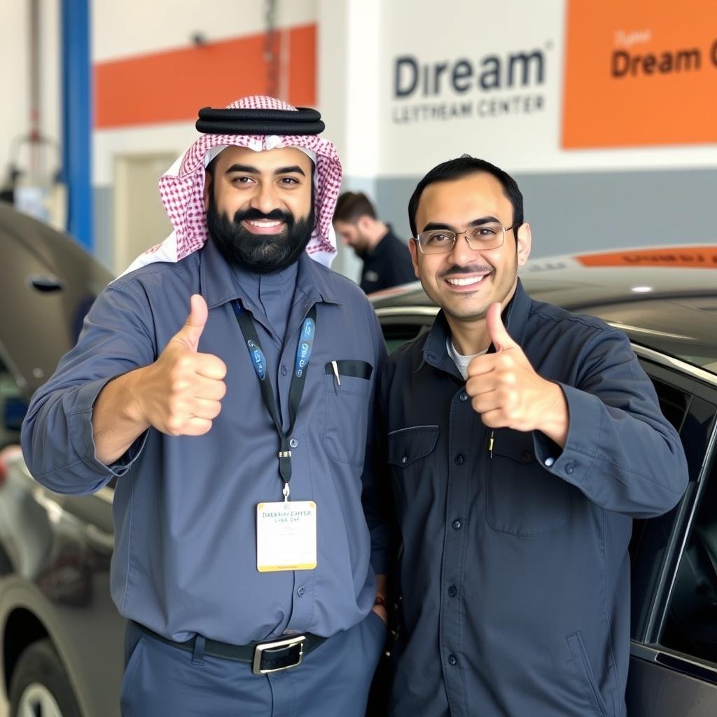 عميل راضٍ عن خدمات كهربائي سيارات صيني في مركز حلم بالرياض