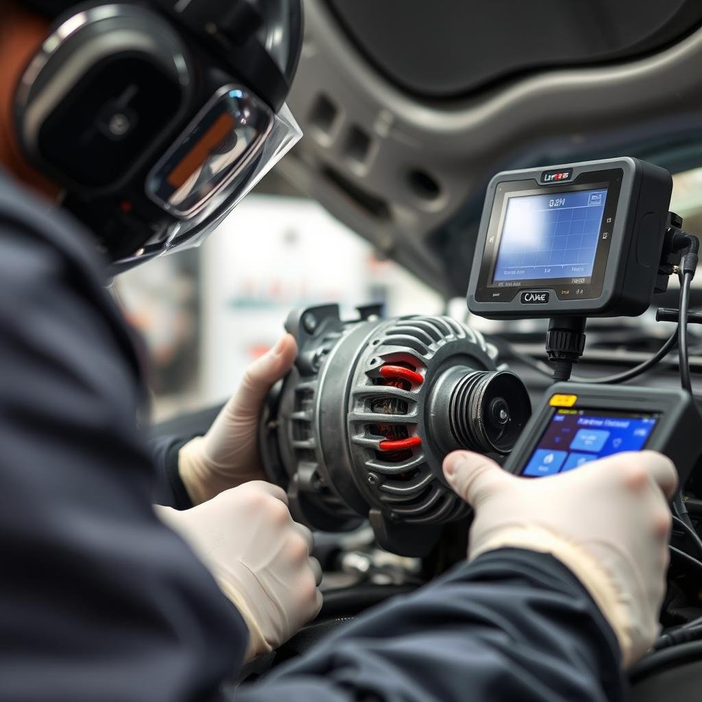 فحص دينمو سيارة صينية في الرياض