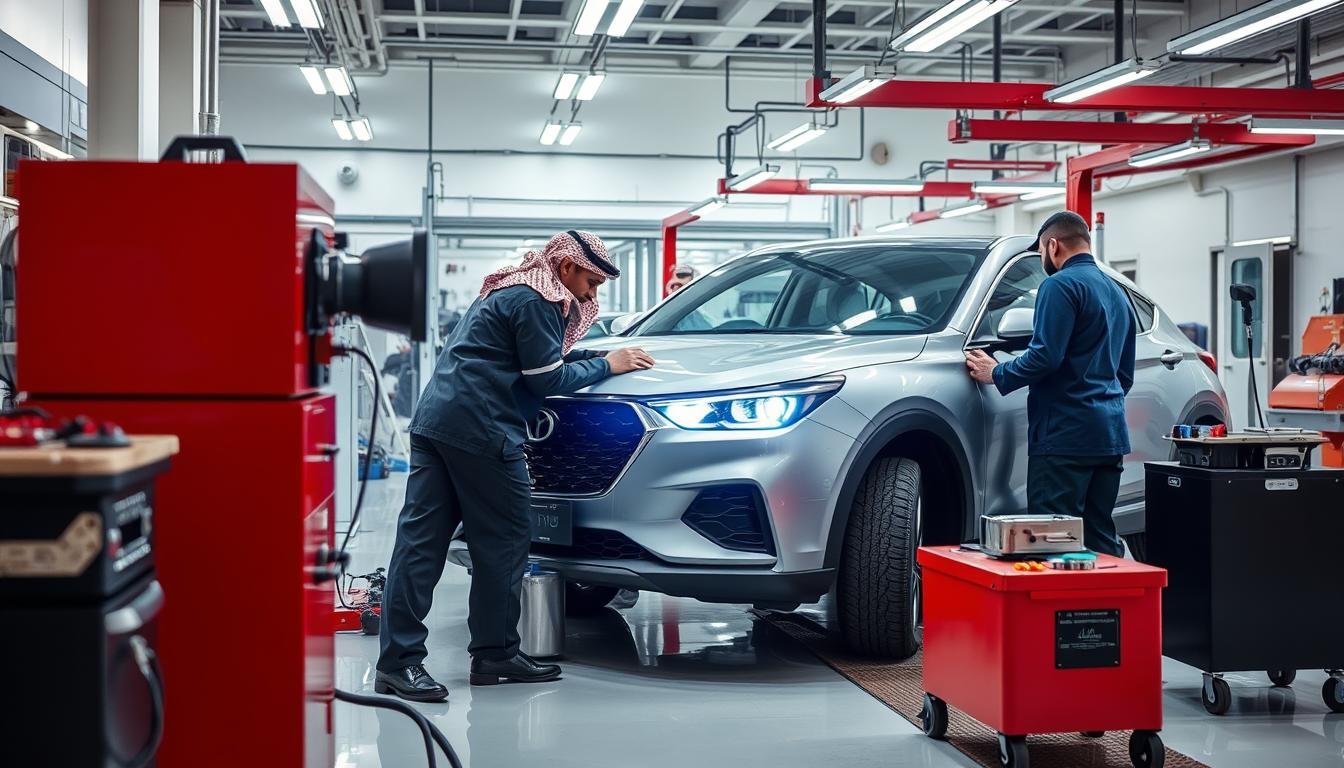 فحص شامل للسيارات الصينية في أفضل مركز فحص سيارات صينية بالرياض