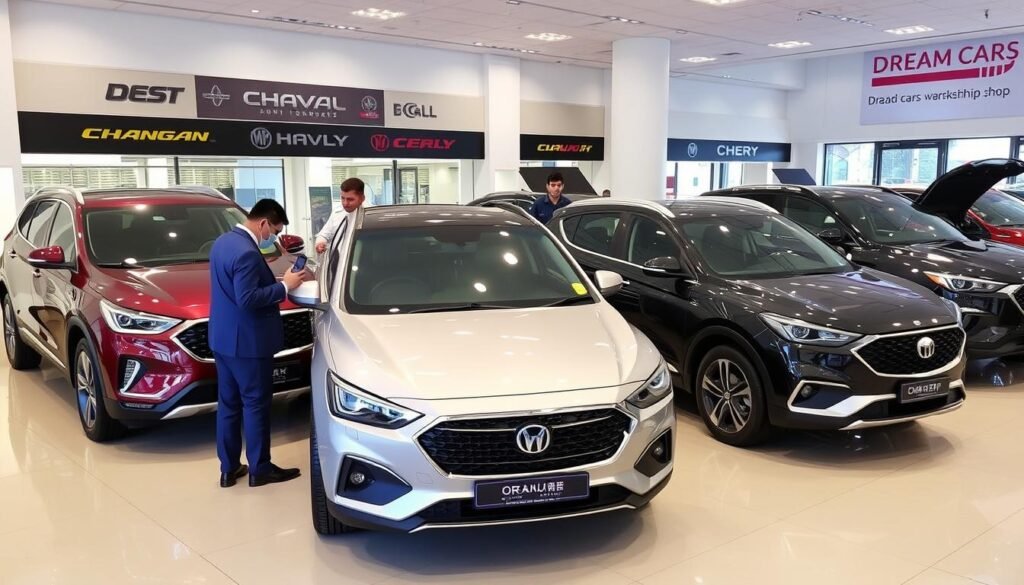 فحص مختلف ماركات السيارات الصينية في الرياض