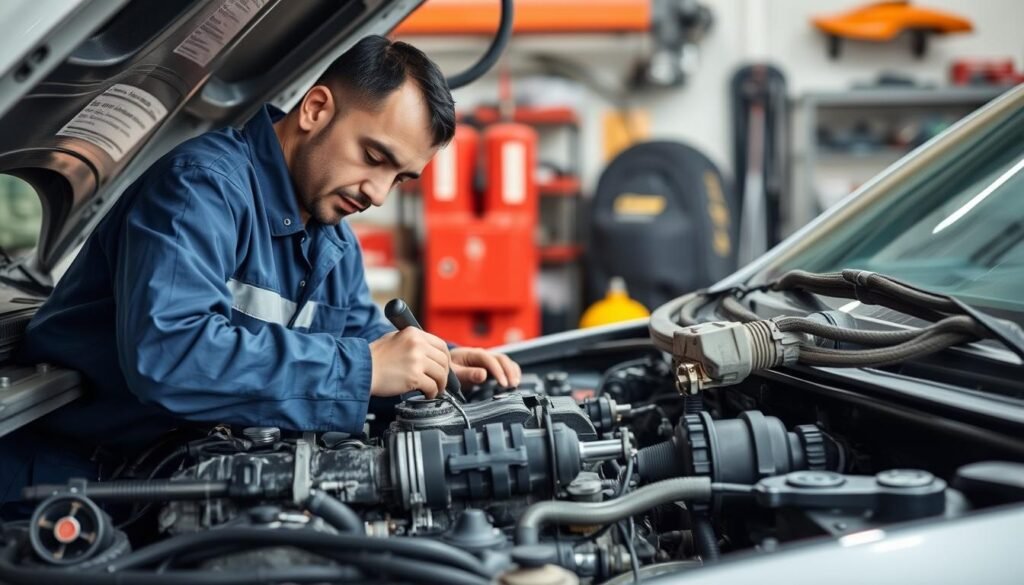 فحص ميكانيكي لسيارة صينية في الرياض