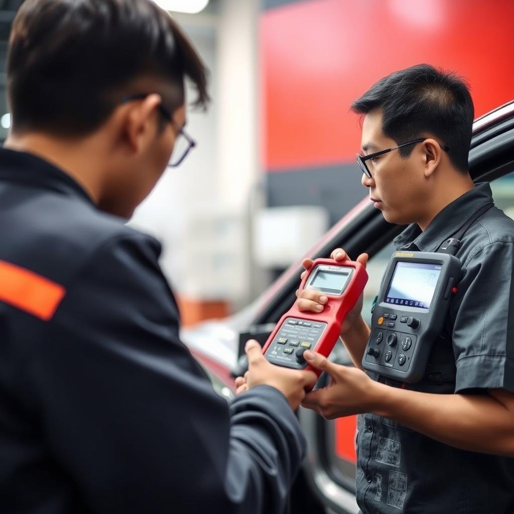 فحص نظام تكييف السيارات الصينية
