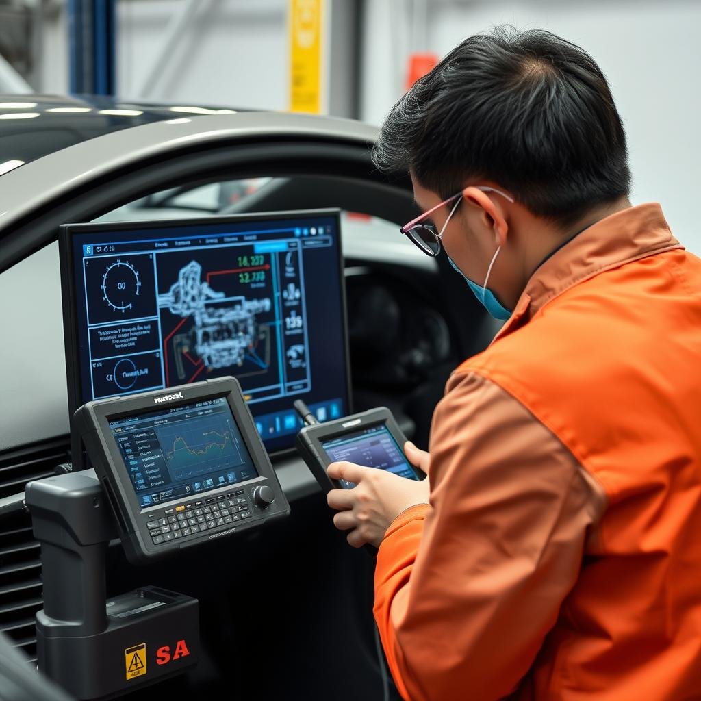 فحص نظام نقل الحركة في السيارات الصينية