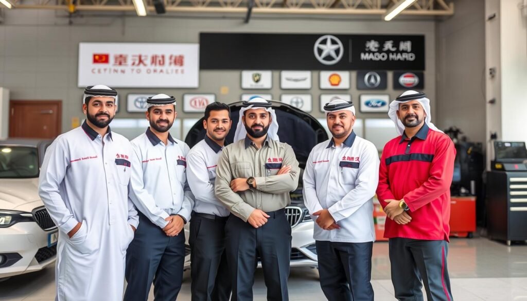 فريق عمل متخصص في أفضل مركز فحص سيارات صينية بالرياض