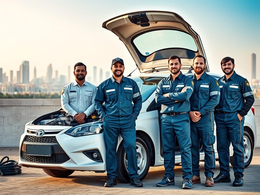 فريق كهربائي سيارات متنقل بالرياض من مركز حلم