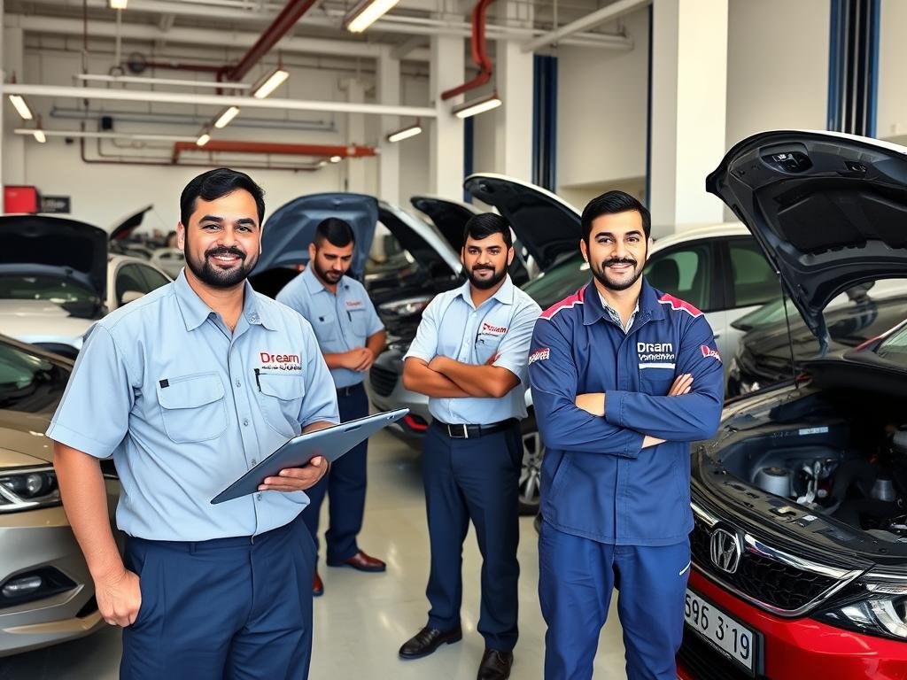 فريق متخصص كهرباء وميكانيكا سيارات صينية بالرياض في مركز حلم