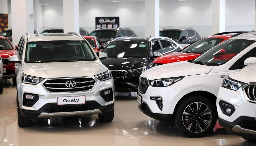 مجموعة من السيارات الصينية في أفضل مركز فحص سيارات صينية بالرياض