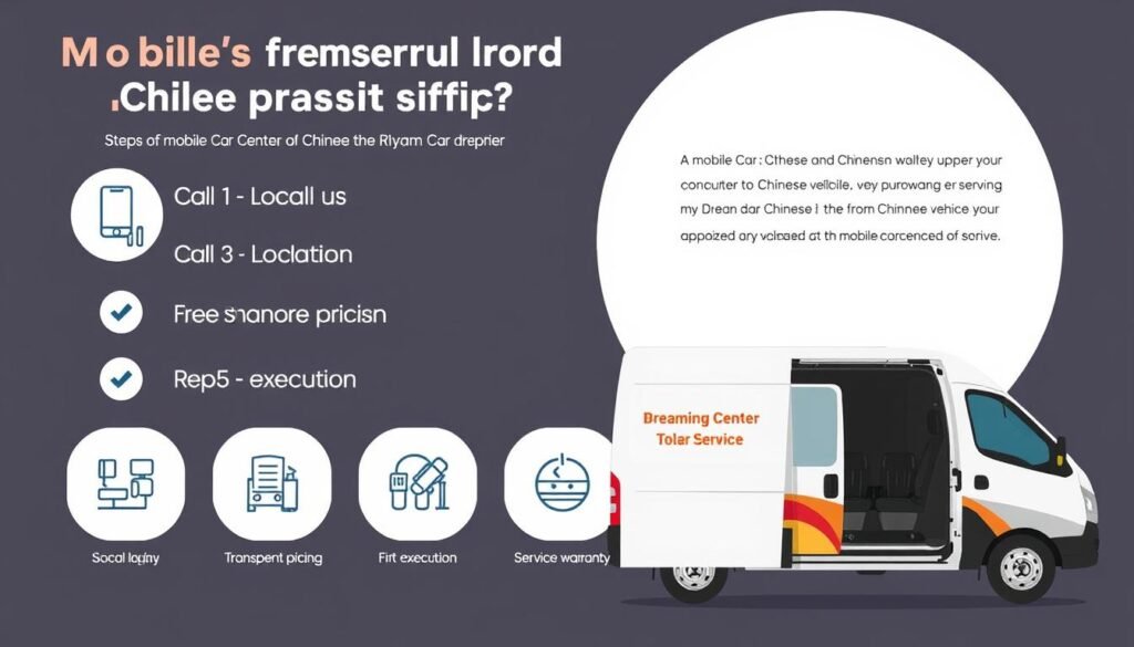 مراحل خدمة ميكانيكي متنقل بالرياض للسيارات الصينية من مركز حلم