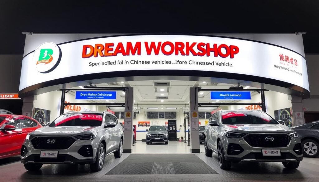 مركز حلم المتميز لصيانة السيارات الصينية في الرياض