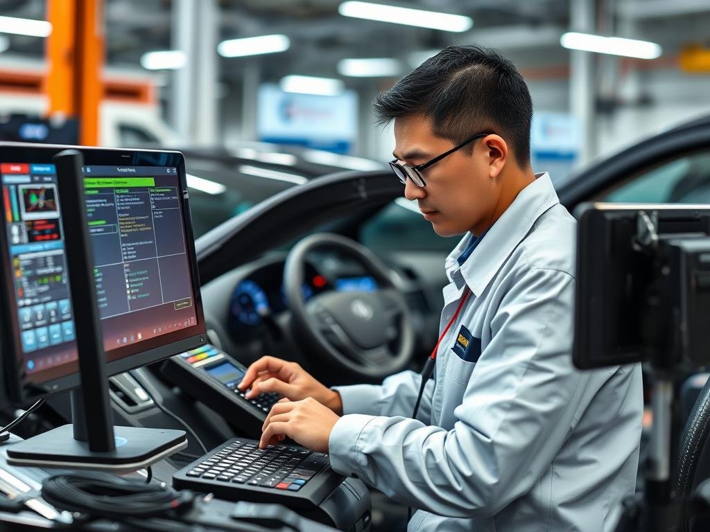 مشاكل الكمبيوتر والحساسات في السيارات الصينية وحلولها في الرياض