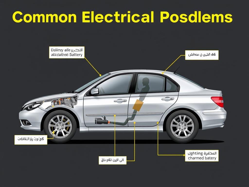مشاكل كهربائية شائعة في السيارات الصينية