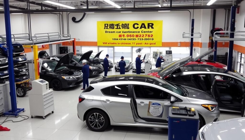 ورشة مركز حلم المتطورة لصيانة كهرباء سيارات صينية بالرياض